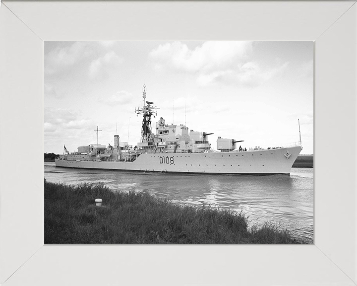 HMS Dainty D108 Royal Navy Daring class destroyer Photo Print or Framed Print - Hampshire Prints