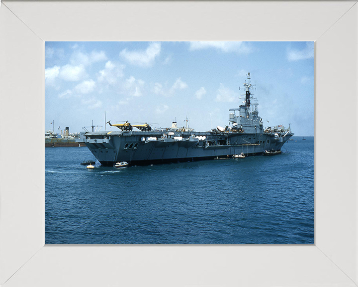 HMS Centaur R06 Royal Navy Centaur class light fleet carrier Photo Print or Framed Print - Hampshire Prints