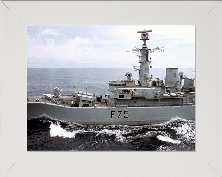 HMS Charybdis F75 Royal Navy Leander class frigate Photo Print or Framed Print - Hampshire Prints