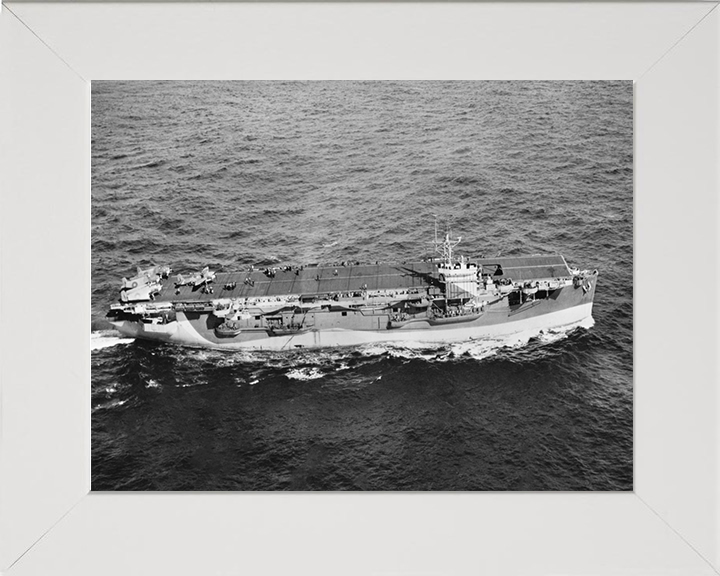 HMS Empress D42 Royal Navy escort aircraft carrier Photo Print or Framed Print - Hampshire Prints