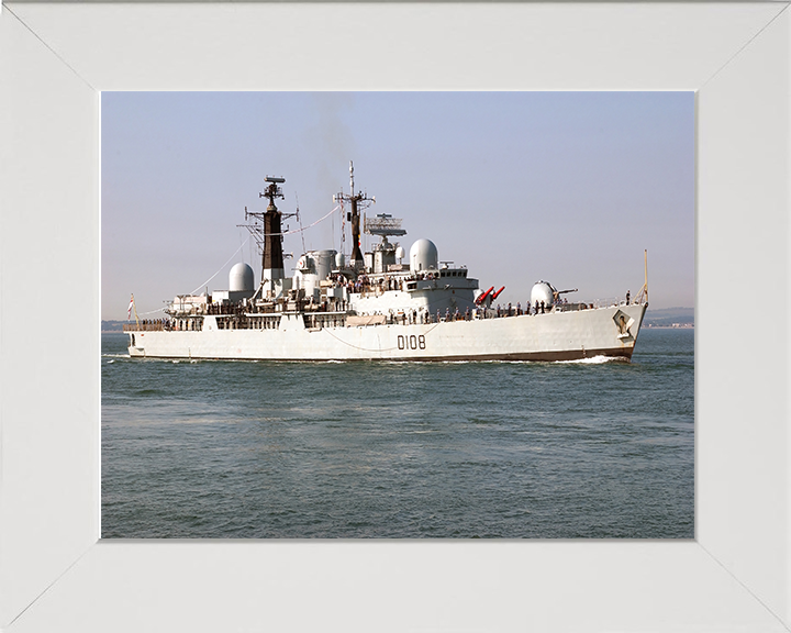 HMS Cardiff D108 Royal Navy Type 42 destroyer Photo Print or Framed Print - Hampshire Prints