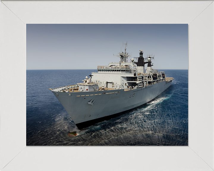 HMS Bulwark L15 Royal Navy Albion class amphibious ship Photo Print or Framed Print - Hampshire Prints