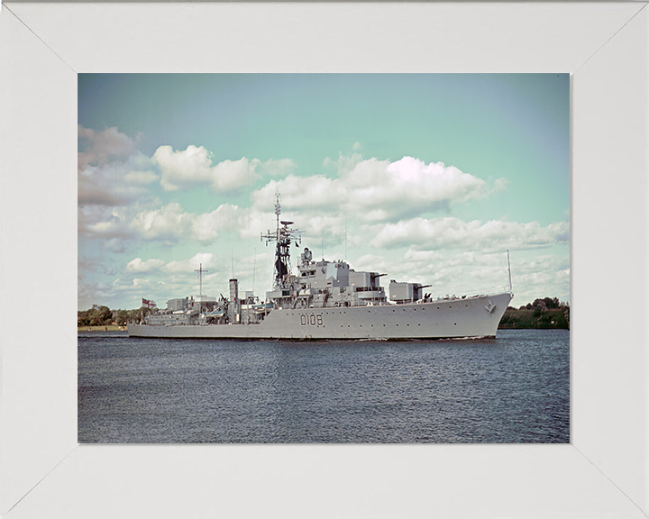 HMS Dainty D108 Royal Navy Daring class destroyer Photo Print or Framed Print - Hampshire Prints