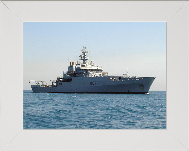 HMS Echo H87 Royal Navy hydrographic survey ship Photo Print or Framed Print - Hampshire Prints