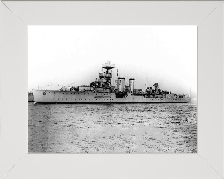 HMS Curlew D42 Royal Navy C class light cruiser Photo Print or Framed Photo Print - Hampshire Prints