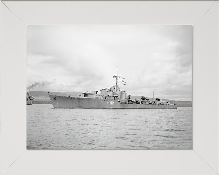 HMS Cambrian R85 Royal Navy C class destroyer Photo Print or Framed Print - Hampshire Prints