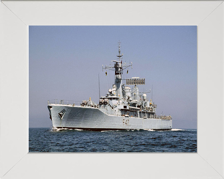 HMS Danae F47 Royal Navy Leander Class Frigate Photo Print or Framed Print - Hampshire Prints