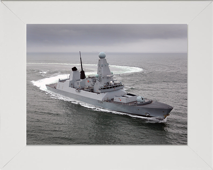 HMS Diamond D34 Royal Navy Type 45 Destroyer Photo Print or Framed Print - Hampshire Prints