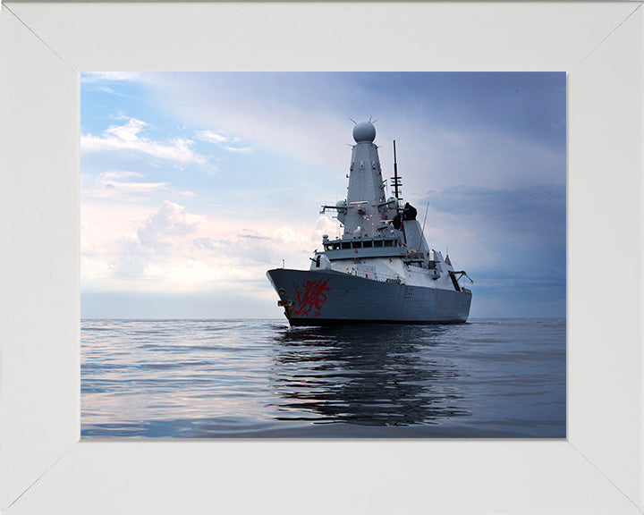 HMS Dragon D35 Royal Navy Type 45 Destroyer Photo Print or Framed Print - Hampshire Prints