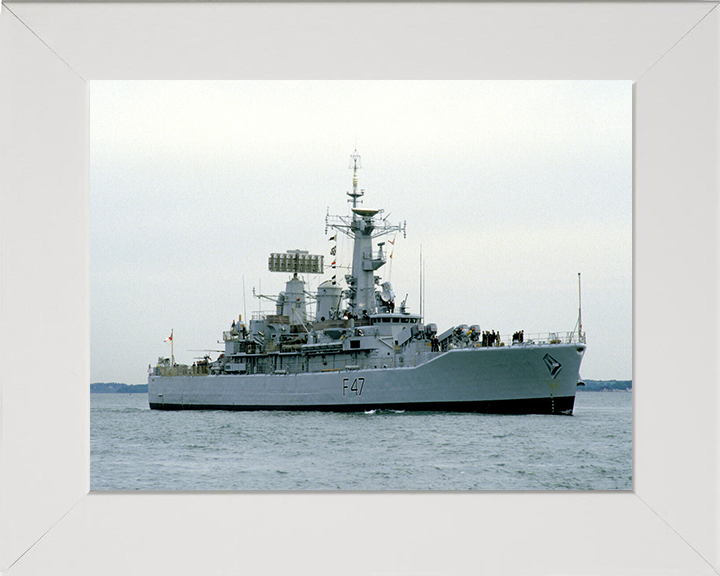 HMS Danae F47 Royal Navy Leander Class Frigate Photo Print or Framed Print - Hampshire Prints