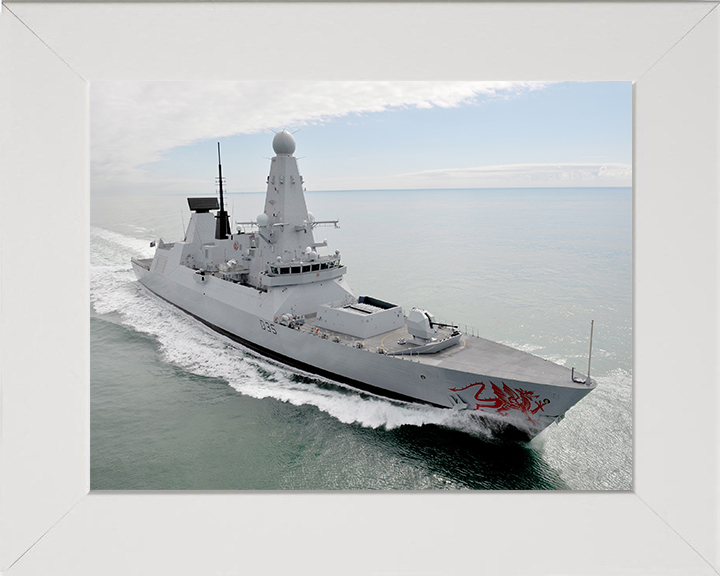 HMS Dragon D35 Royal Navy Type 45 Destroyer Photo Print or Framed Print - Hampshire Prints