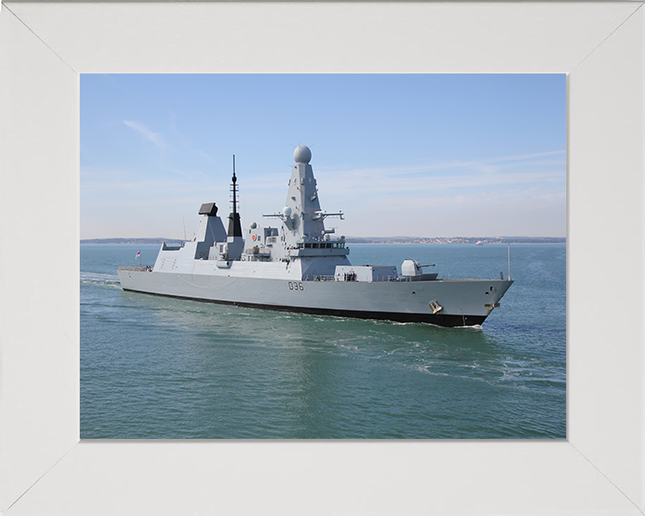 HMS Defender D36 Royal Navy Type 45 Destroyer Photo Print or Framed Photo Print - Hampshire Prints