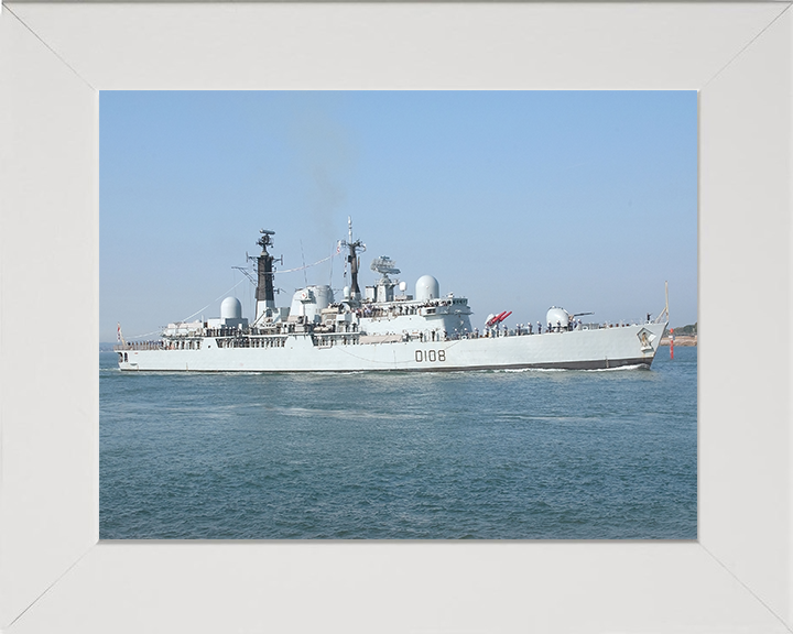 HMS Cardiff D108 | Photo Print | Framed Print | Poster | Type 42 | Destroyer | Royal Navy - Hampshire Prints