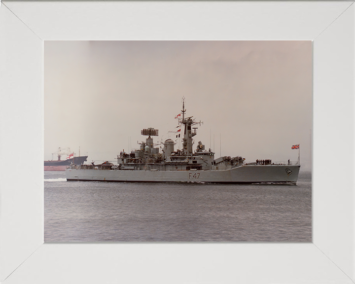 HMS Danae F47 Royal Navy Leander Class Frigate Photo Print or Framed Print - Hampshire Prints