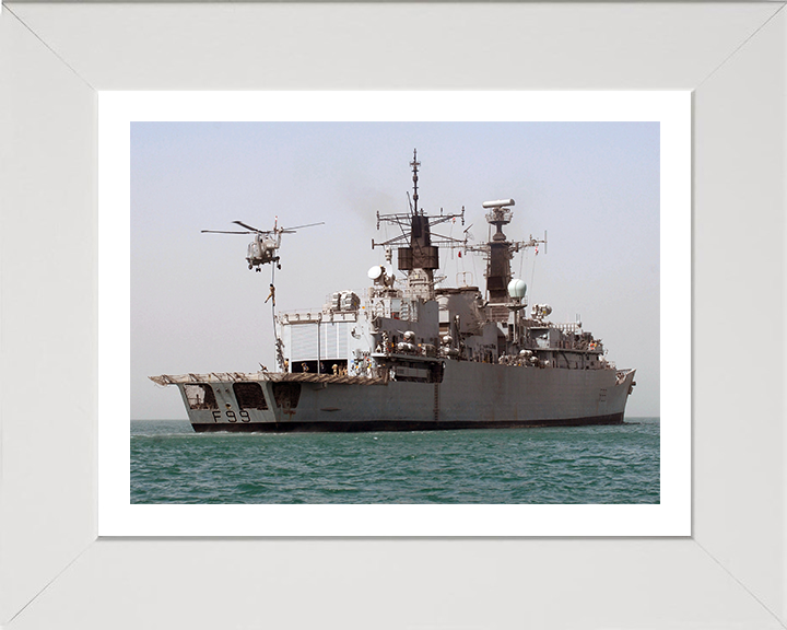 HMS Cornwall F99 Royal Navy Type 22 Frigate Photo Print or Framed Photo Print - Hampshire Prints