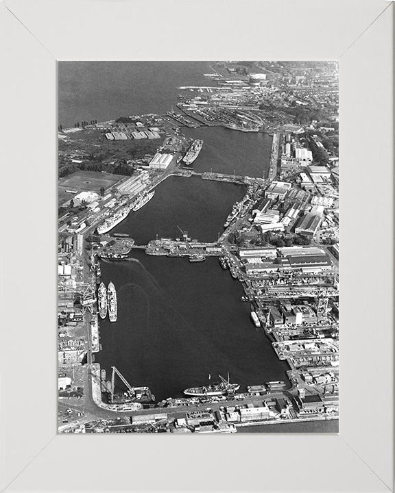 HMNB Chatham (HMS Pembroke) Aerial Photo Print or Framed Photo Print - Hampshire Prints