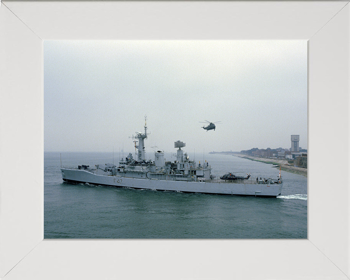 HMS Danae F47 Royal Navy Leander Class Frigate Photo Print or Framed Print - Hampshire Prints