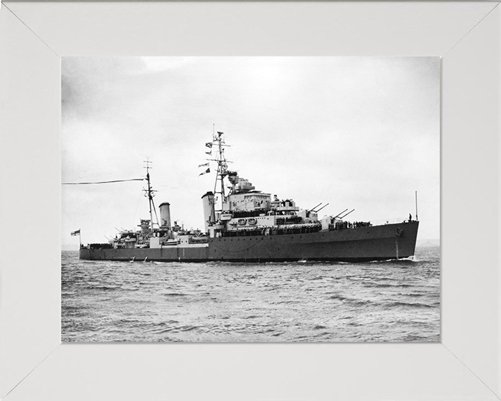 HMS Argonaut (61) Royal Navy Dido class light cruiser Photo Print or Framed Photo Print - Hampshire Prints