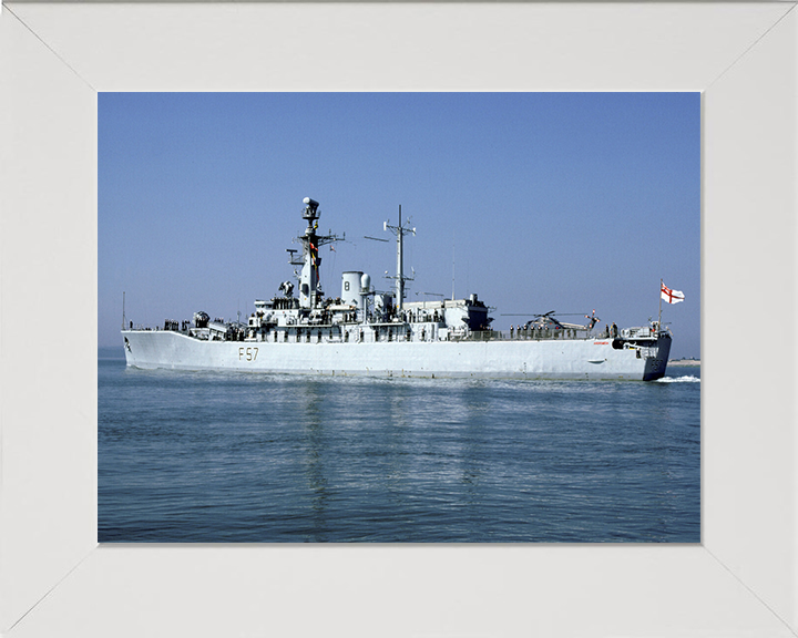 HMS Andromeda F57 Royal Navy Leander class frigate Photo Print or Framed Print - Hampshire Prints