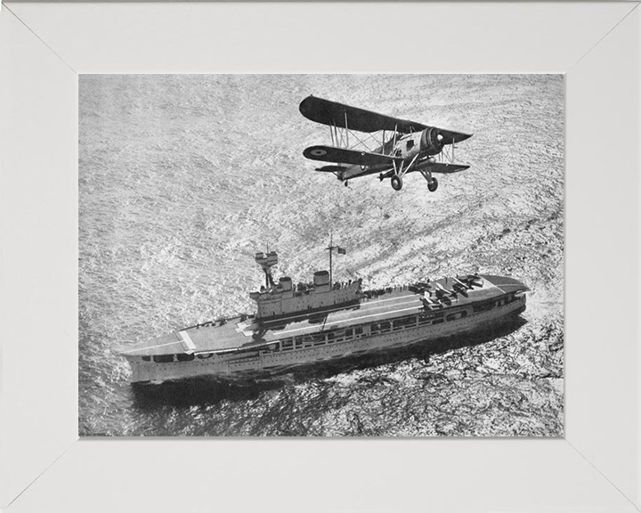 HMS Eagle (1918) Royal Navy aircraft carrier Photo Print or Framed Print - Hampshire Prints