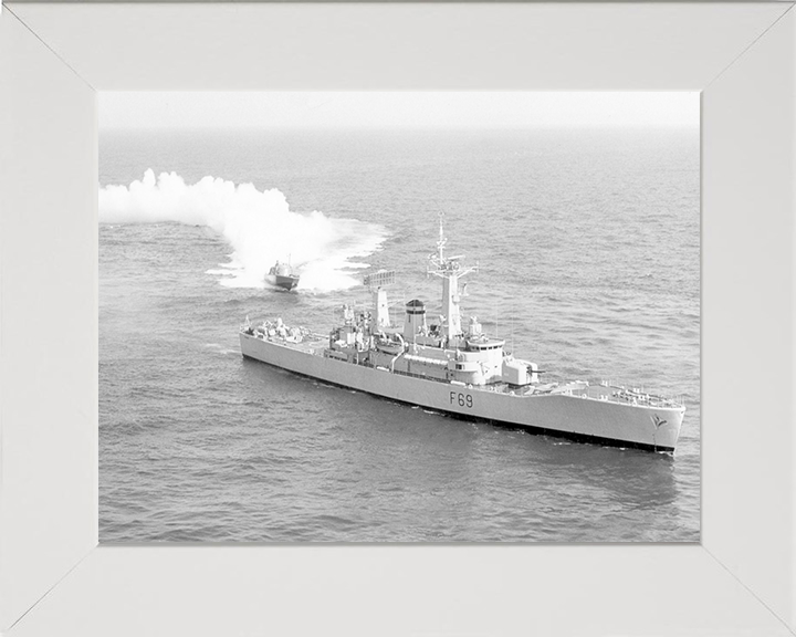 HMS Bacchante F69 Royal Navy Leander class frigate Photo Print or Framed Print - Hampshire Prints