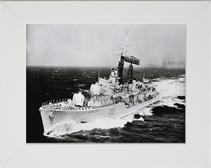 HMS Broadsword D31 Royal Navy Weapon class destroyer Photo Print or Framed Print - Hampshire Prints