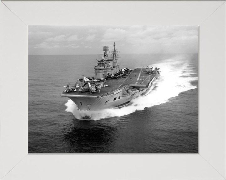 HMS Eagle R05 Royal Navy Audacious class aircraft carrier Photo Print or Framed Print - Hampshire Prints