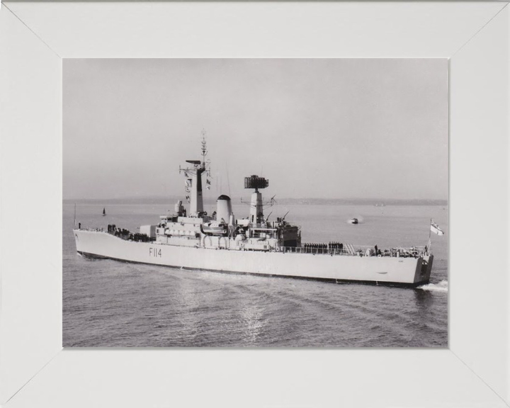 HMS Ajax F114 Royal Navy Leander Class Frigate Photo Print or Framed Print - Hampshire Prints