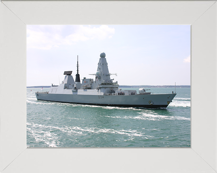 HMS Diamond D34 Royal Navy Type 45 Destroyer Photo Print or Framed Print - Hampshire Prints