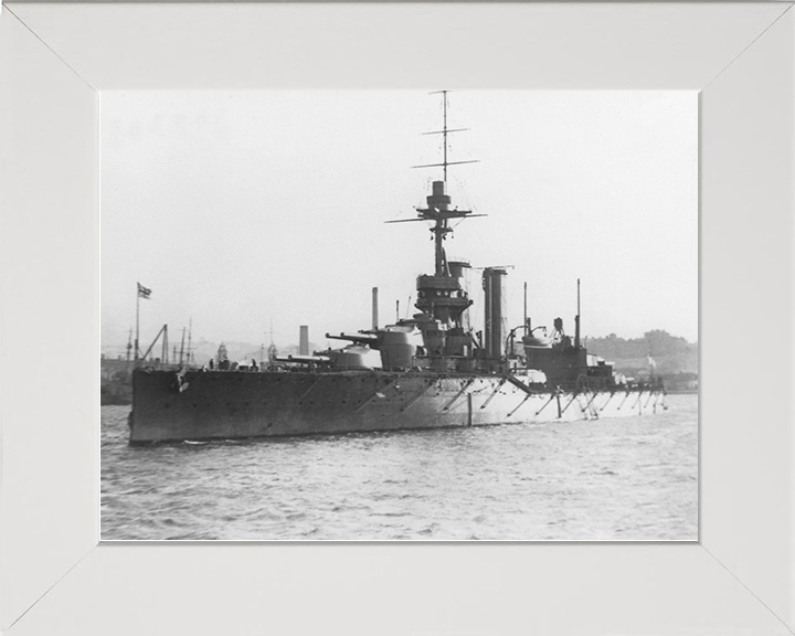 HMS Ajax (1912) Royal Navy King George V class battleship Photo Print or Framed Print - Hampshire Prints