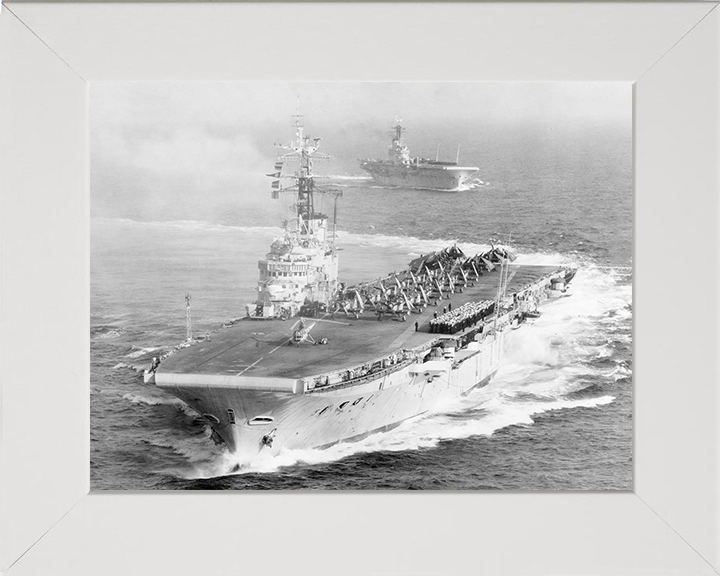 HMS Centaur R06 Royal Navy Centaur class light fleet carrier Photo Print or Framed Print - Hampshire Prints