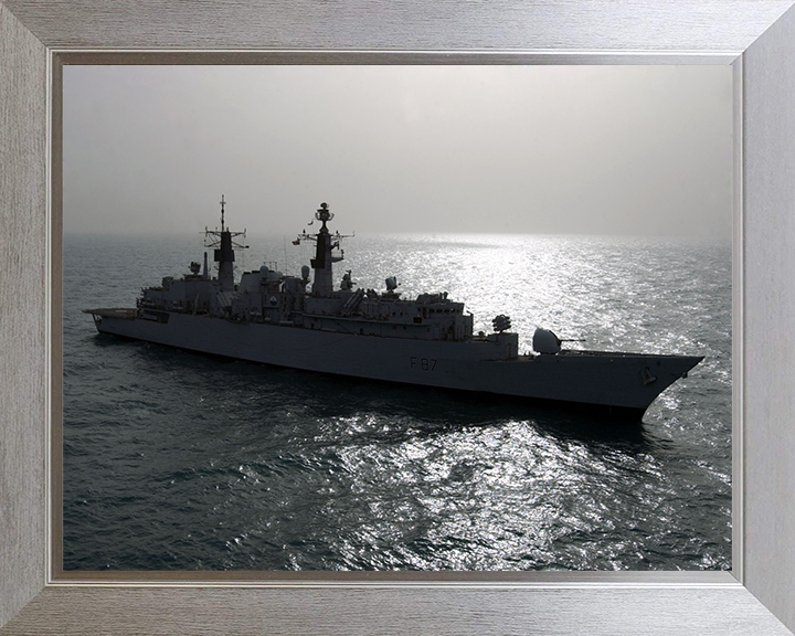 HMS Chatham F87 Royal Navy Type 22 Frigate Photo Print or Framed Print - Hampshire Prints