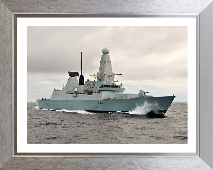 HMS Dragon D35 Royal Navy Type 45 destroyer Photo Print or Framed Print - Hampshire Prints