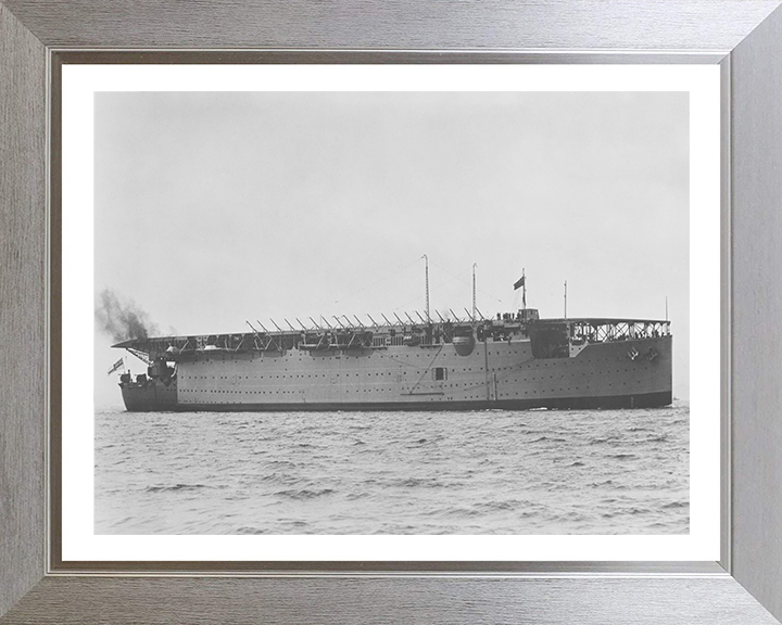 HMS Argus I49 Royal Navy aircraft carrier Photo Print or Framed Print - Hampshire Prints