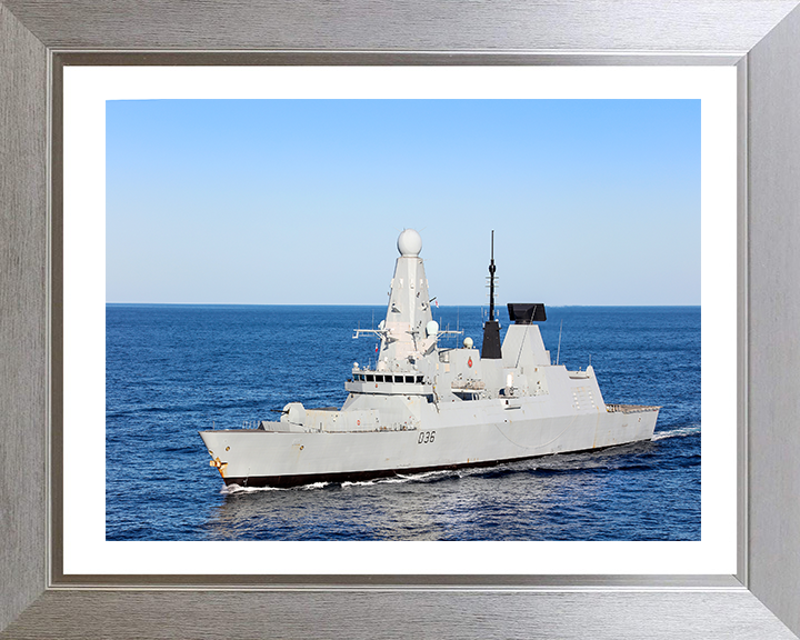 HMS Defender D36 Royal Navy Type 45 Destroyer Photo Print or Framed Photo Print - Hampshire Prints