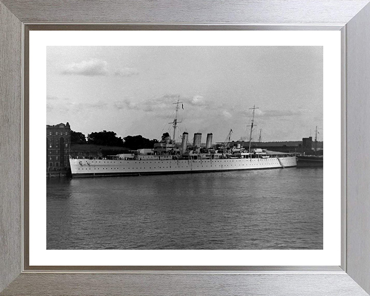 HMS Dorsetshire (40) Royal Navy County class heavy cruiser Photo Print or Framed Print - Hampshire Prints