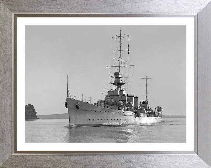 HMS Dunedin Royal Navy Danae class cruiser Photo Print or Framed Photo Print - Hampshire Prints