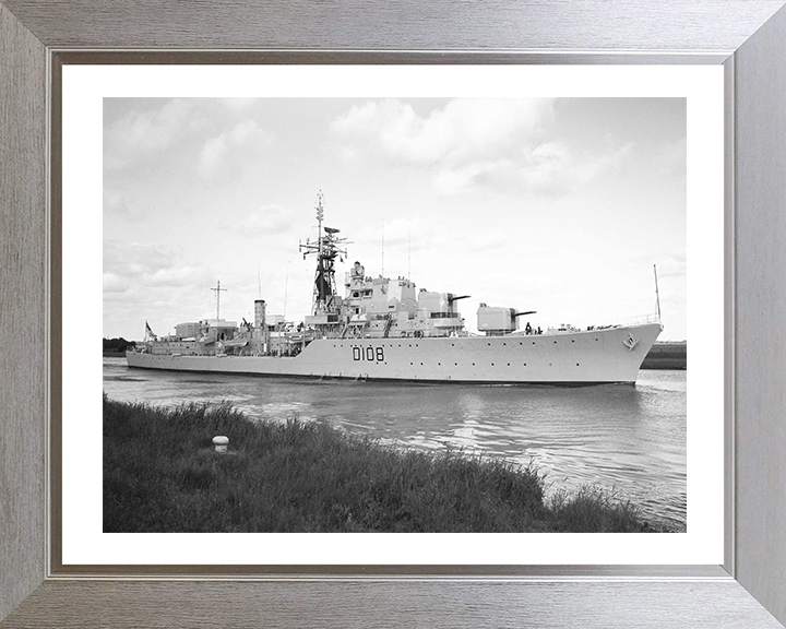 HMS Dainty D108 Royal Navy Daring class destroyer Photo Print or Framed Print - Hampshire Prints