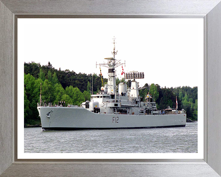 HMS Achilles F12 Royal Navy Leander Class Frigate Photo Print or Framed Print - Hampshire Prints