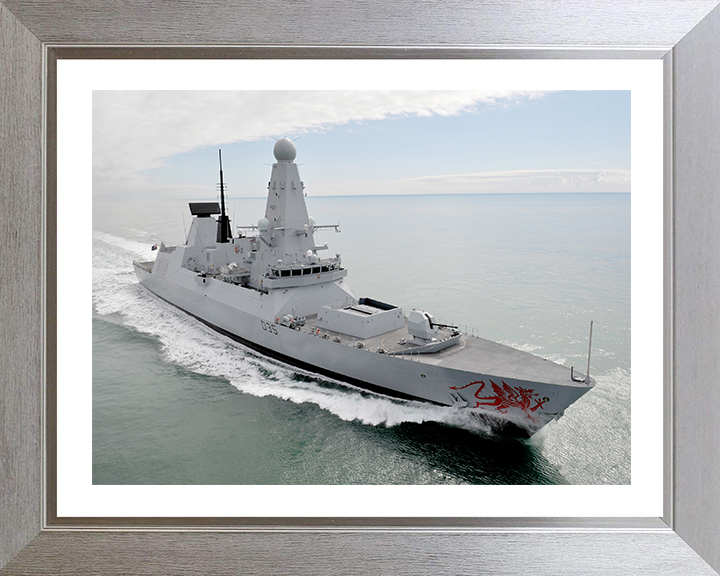 HMS Dragon D35 Royal Navy Type 45 Destroyer Photo Print or Framed Print - Hampshire Prints