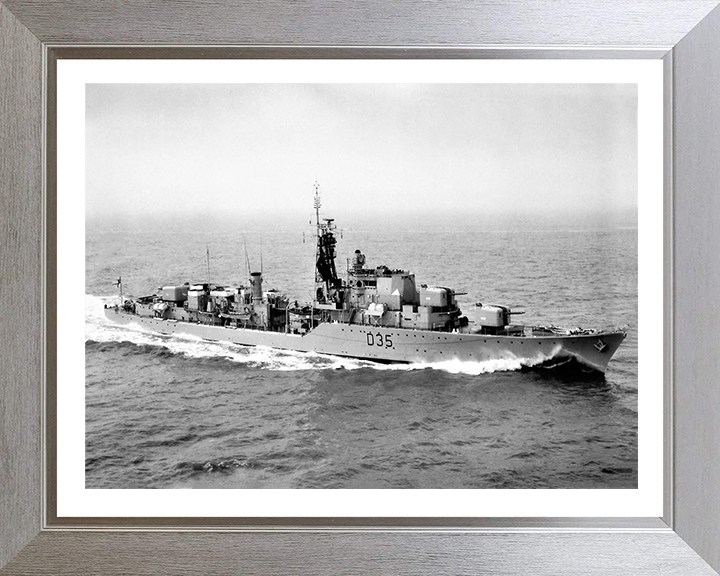 HMS Diamond D35 Royal Navy Daring class destroyer Photo Print or Framed Print - Hampshire Prints