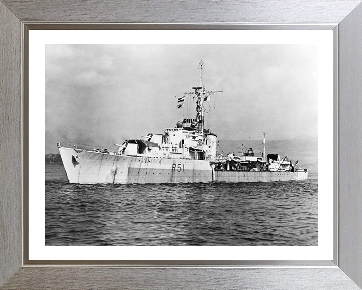 HMS Chevron R51 Royal Navy C class destroyer Photo Print or Framed Print - Hampshire Prints