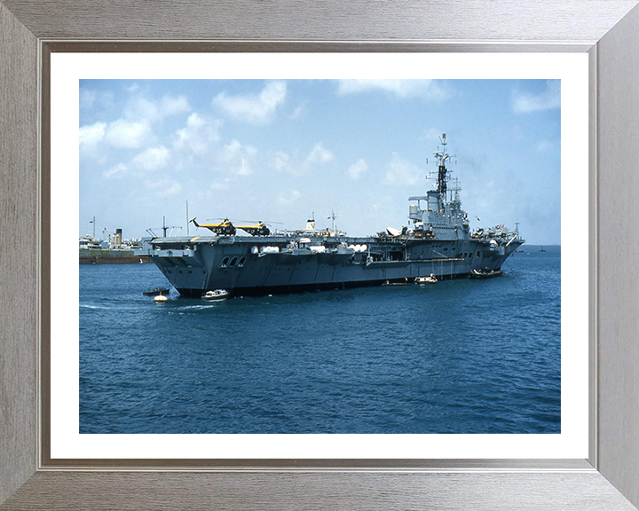 HMS Centaur R06 Royal Navy Centaur class light fleet carrier Photo Print or Framed Print - Hampshire Prints