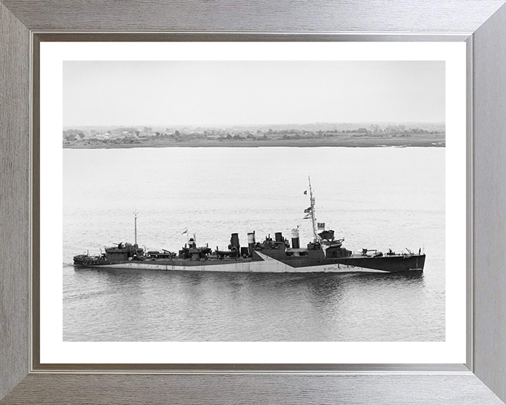 HMS Churchill I45 Royal Navy Town class Destroyer Photo Print or Framed Print - Hampshire Prints