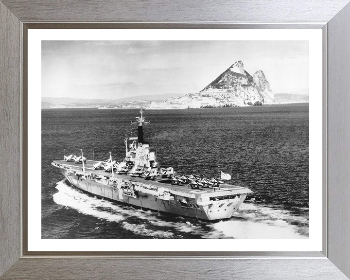 HMS Centaur R06 Royal Navy Centaur class light fleet carrier Photo Print or Framed Print - Hampshire Prints