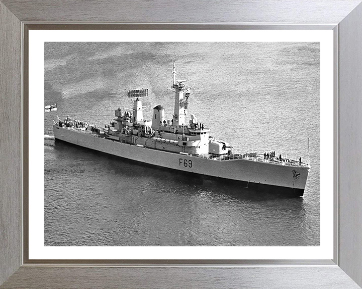 HMS Bacchante F69 Royal Navy Leander class frigate Photo Print or Framed Print - Hampshire Prints