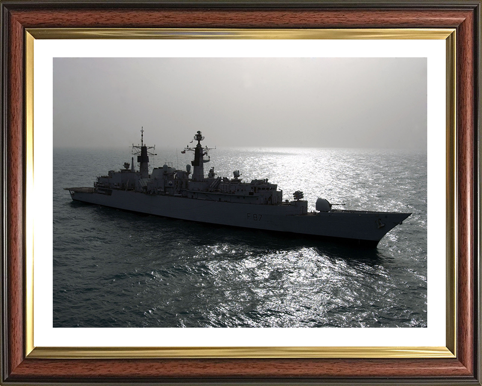 HMS Chatham F87 Royal Navy Type 22 Frigate Photo Print or Framed Print - Hampshire Prints