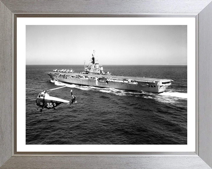 HMS Centaur R06 Royal Navy Centaur class light fleet carrier Photo Print or Framed Print - Hampshire Prints