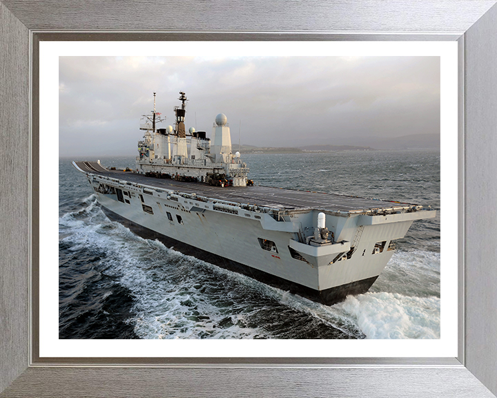 HMS Ark Royal R07 Royal Navy Invincible class aircraft carrier Photo Print or Framed Print - Hampshire Prints