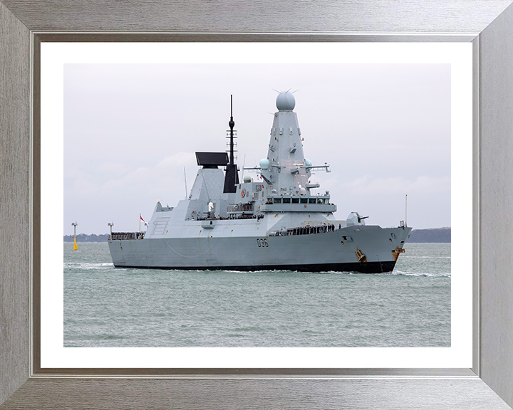 HMS Defender D36 Royal Navy Type 45 Destroyer Photo Print or Framed Photo Print - Hampshire Prints